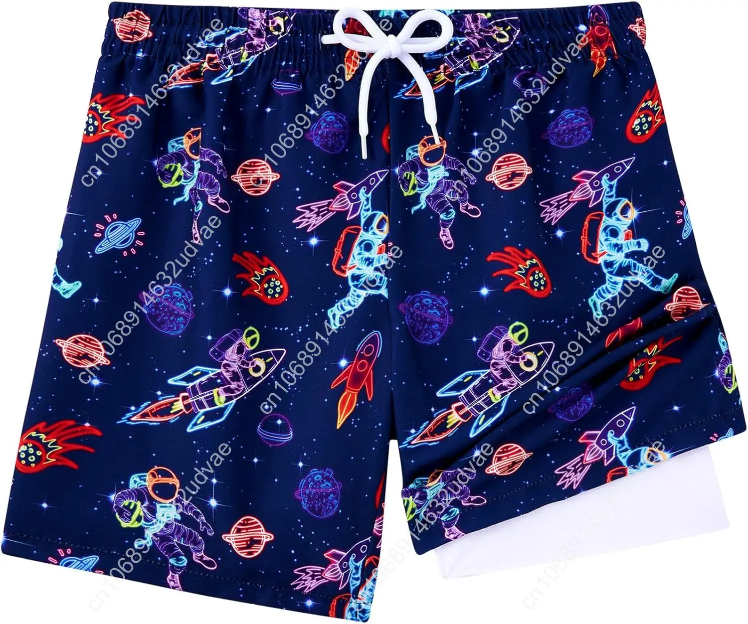 Swim Trunk Quick Dry - شورت سباحة للأولاد الصغار مع بطانة