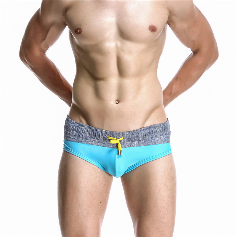سروال سباحة رجالي ضيق اللون ،  - مراجعة Swim Trunk Quick Dry وسعره