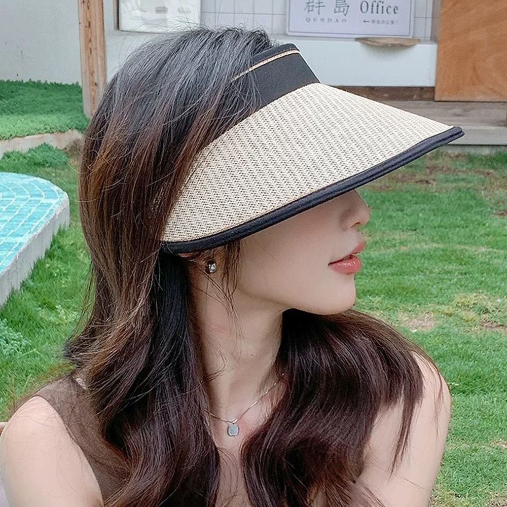 قبعة من القش المنسوج قابلة للط - مراجعة Bucket Hat Straw وسعره