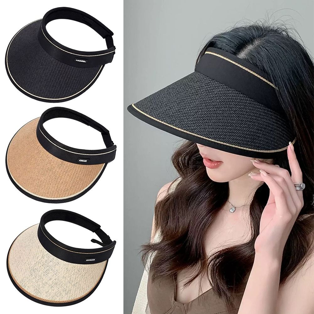 قبعة من القش المنسوج قابلة للط - مراجعة Bucket Hat Straw وسعره