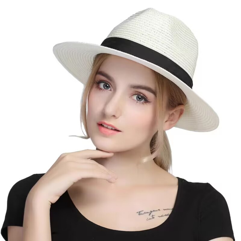 قبعة شمسية كبيرة الحجم 56-60 س - مراجعة Bucket Hat Straw وسعره