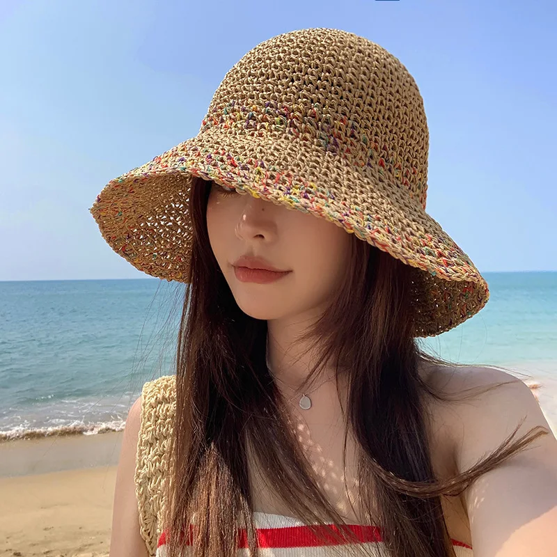قبعات الشمس الصيفية للنساء قبع - مراجعة Bucket Hat Straw وسعره