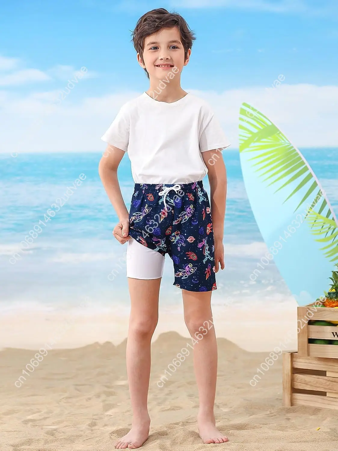 شورت سباحة للأولاد الصغار مع ب - مراجعة Swim Trunk Quick Dry وسعره