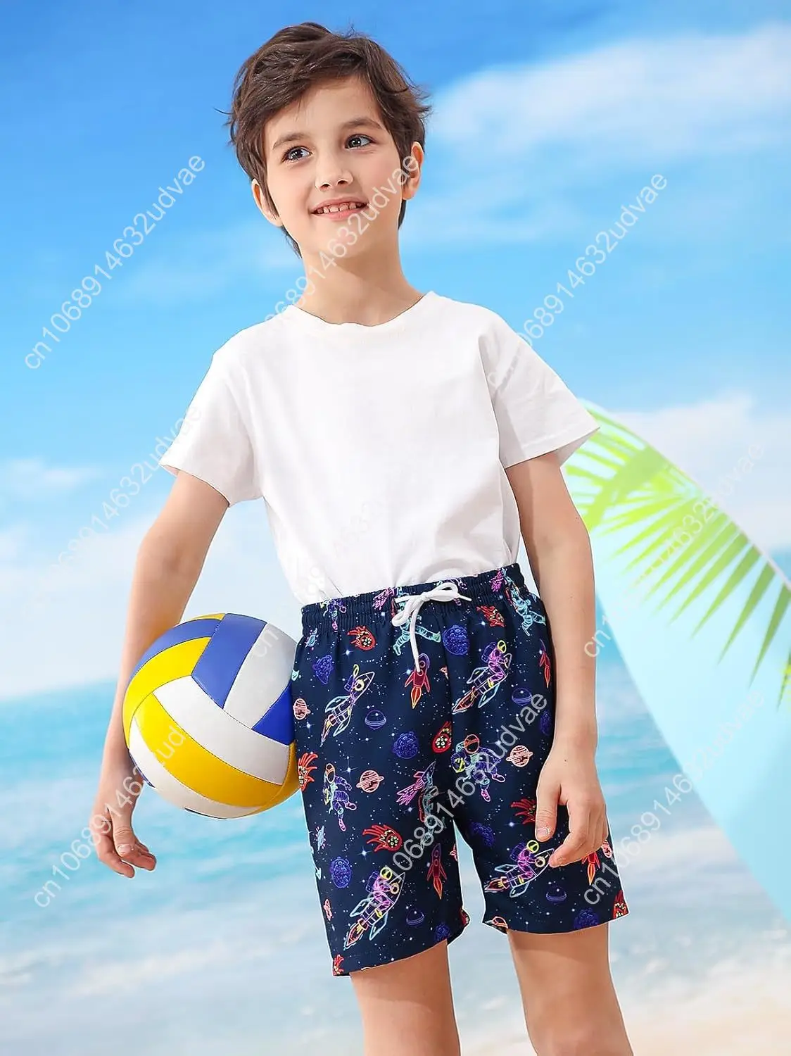 شورت سباحة للأولاد الصغار مع ب - مراجعة Swim Trunk Quick Dry وسعره