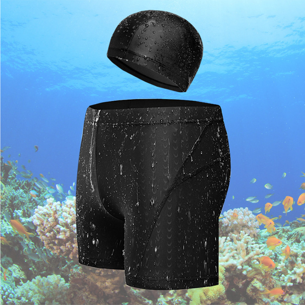1. قبعة سباحة وسروال سباحة للر - مراجعة Swim Trunk Quick Dry وسعره